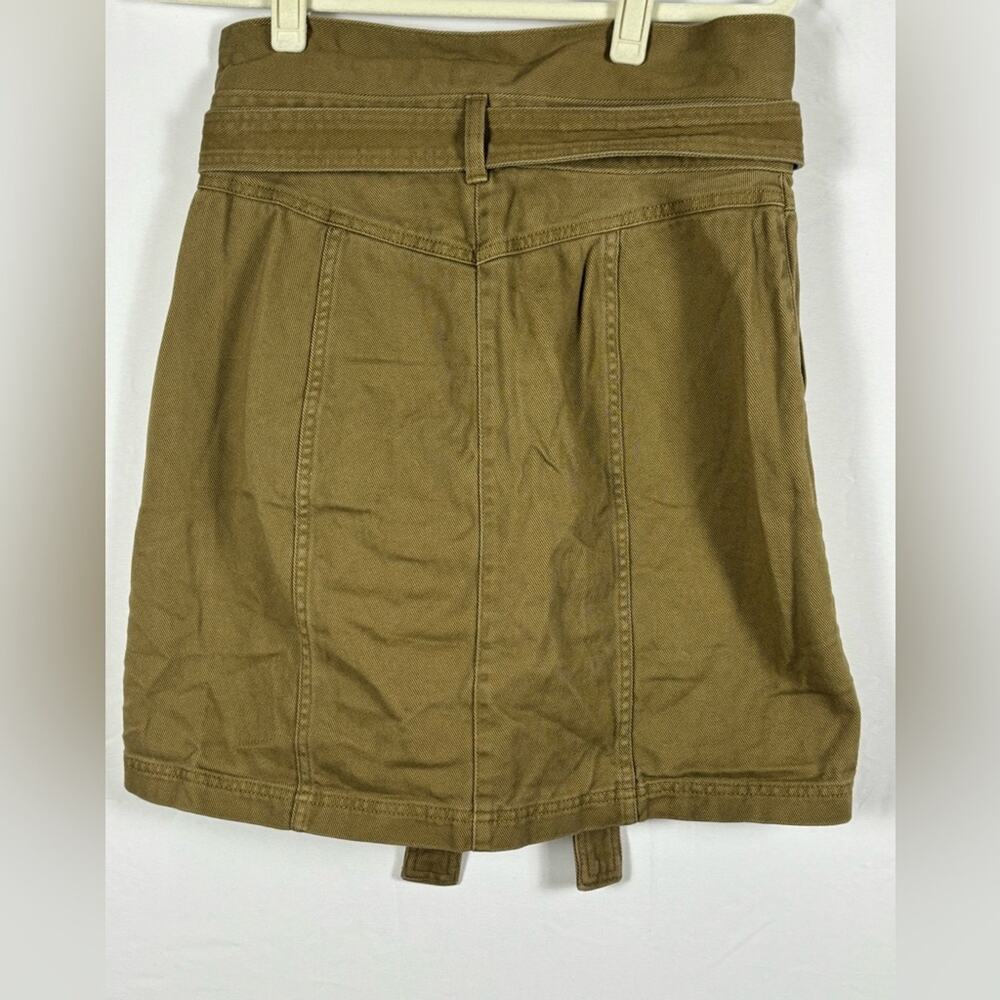 Banana Republic Skirt Paperbag Twill Khaki- size 6 - Picture 8 of 12